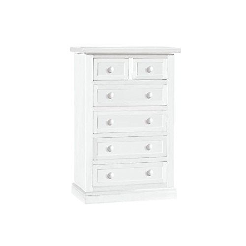 Estea Mobili - CASSETTIERA SETTIMANALE LACCATA BIANCO OPACO x camera da letto -bagno multiuso - 1393