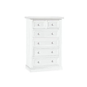 Estea Mobili - CASSETTIERA SETTIMANALE LACCATA BIANCO OPACO x camera da letto -bagno multiuso - 1393