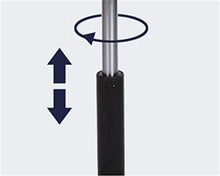 Sgabello Comodo bar sedia ascensore sgabello scuola laboratorio laboratorio girevole sedia da lavoro sgabello di lavoro in vetro addensato sedia in acciaio sedia superficie superficie 45-55cm nero mob
