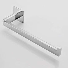 Homovater Porta asciugamani cromato, acrilico autoadesivo senza viti senza trapano Asciugamani multifunzione in acciaio inossidabile 304, per bagno cucina