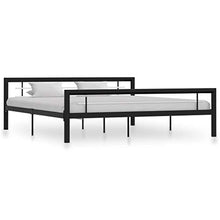 SKM Giroletto Nero e Bianco in Metallo 180x200 cm