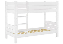 Erst-Holz Letto a Castello Bianco Anche per Adulti 80X200 nicchia 80cm divisibile 60.16-08WT80