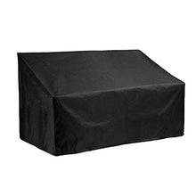 Silvotek 2 posti Copri panchina - Impermeabile Coperture per panche con Materiale Durevole 210D Oxford + Rivestimento Extra in PVC, Copertura Protettiva per Giardino Panca - 134x66x89cm
