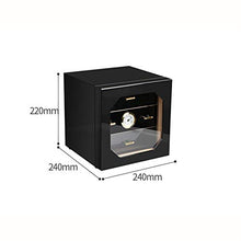 Humidars Cigar Humidor - legno medio Cigar-3 cassetti strato Decent Cigar Box di stoccaggio gabinetto Humidor Cedar legno ricoperto umidificatore igrometro mantenerlo fresco .Scatola di immagazzinaggi