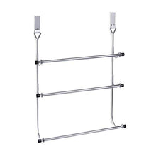 Zeller 18400 Portasciugamani da porta, cromato, 47,5x56 cm