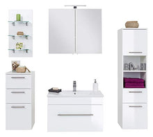 Set di mobili da bagno SANTINI 75 (5 pezzi) bianco lucido