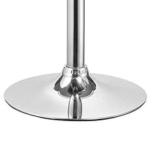 Totò Piccinni Sgabello Bar con schienale COLORADO girevole 360° regolabile in altezza (Nero, 1 Pz)