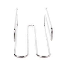 2 file portabicchieri da vino sotto lo scaffale per bicchieri da vino in acciaio inox sotto gli scaffali