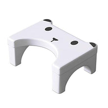 LZL Sgabello WC Sgabello Toilette vasino vasto Vaso Sgabello di aiuti Squat Sgabello adeguato Postura igienica per la Salute Vasino Tozzo (Color : White, Dimensione : Conventional)