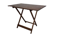Sedam Srl Tavolo in Legno Pieghevole, 60x100, Richiudibile, Disponibile in Vari Colori, Casa Giardino Campeggio PIC-Nic, 100% Made in Italy (Noce)
