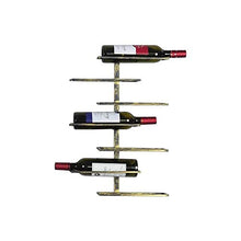 Elegante Semplicità Creativo Americano in Ferro Battuto Portabottiglie in Metallo Appeso a Parete Retro Old Craft Wine Bar Bar Ristorante Decorazione Della Casa 38 * 11 * 68 cm Bello Ed Elegante, HJ
