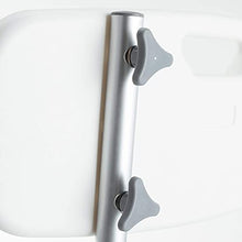 Sfeomi Sgabello per Doccia Portatile Sedile da Bagno in Alluminio con Schienale e Braccioli Panca da Doccia Regolabile da 5 Altezza Sedia con Telaio Largo Piedini in Gomma Antiscivolo Carico Max 100kg