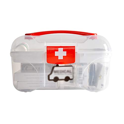XWZ94 Armadietti Farmacia Cassetta di Pronto Soccorso Cassetta per medicinali Cassetta per medicinali per Uso Medico Cassetta per medicinali Portatile Cassetta per medicinali Scatola per medicinali