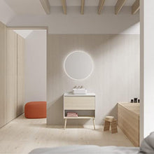 Amizuva Nara Top - Mobile da bagno, in legno, 80 cm, 4 pezzi