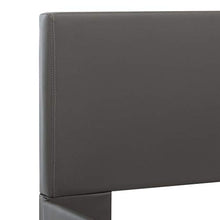 Goliraya Struttura Letto Singolo/Matrimoniale Moderno in Ecopelle Nero/Grigio/Marrone,Giroletto Singolo/Matrimoniale in Ecopelle Moderno,Letto in Ecopelle,Letto con Doghe100x200/120x200/140x200 cm