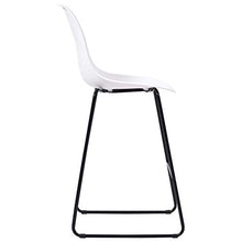 Kshzmoto Set Tavolo e sgabelli da Bar,Set Bar da Giardino Set Tavolo da Pranzo per la Colazione Tavolo da Pranzo delle feci del Pub del tavolino da Salotto, Set da 5 Pezzi, Bianco