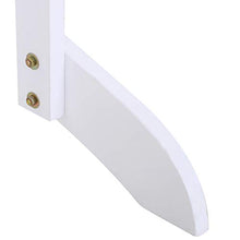 Outsunny Sedia da Giardino Adirondack in Legno Bianco, con Porta Bicchieri, Impermeabile e Anti-Muffa, 97x72.39x92.71cm