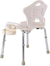 Sgabello da doccia Bagno sgabello bianco addensare in lega di alluminio Bath Chair Altitudine doccia regolabile Sgabello Bagno sgabello da bagno sedia incinta banco Donna Bagno con doccia staccabile B