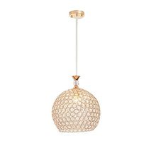 TRADE® Luce pendente D'oro Globo Lampadario con K9 Crystal Regolabile Cordone Sala da Pranzo Illuminazione