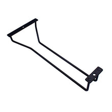 Abcsea 1 Pezzo Nero Porta Bicchiere di Vino, Supporto Per Bicchiere di Vino, Porta Bicchiere da Vino Sospeso, Stemware Rack, 27 cm 1 Fila
