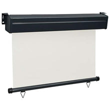 Goliraya Tenda a Rullo per Terrazzo Nero/Grigio/Crema/Marrone,Tenda da Sole Avvolgibile,Tenda da Sole per Esterno,Tenda da Sole per Gazebo e Pergolato 60/70/80/100/120/140/160/170x250 cm