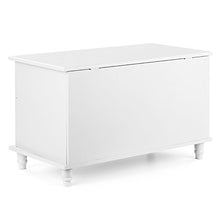 Festnight Cassapanca Contenitore Elegante | Contenitore Porta Giochi | Baule Contenitore da Interno 78,5x40x48 cm, Bianco