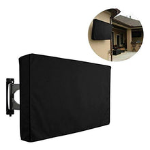 BANGSUN Impermeabile Copertura Tv Esterna Giardino Oxford Tessuto Led Lcd Televisione Colore Nero