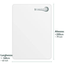 Beautissu Coprirete Matrimoniale BEAUTECT - 160x200 cm bianco - lavabile e con retro antiscivolo - traspirante e anti umiditá - coprirete antiacaro e antipolvere - stabile e resistente