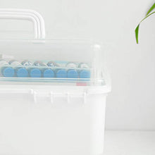 Cabilock Contenitore di plastica per medicinali Contenitore di plastica Contenitore per contenitori Multistrato Scatola di immagazzinaggio per Uso Domestico Medicina Dimensioni Petto s (Bianco)