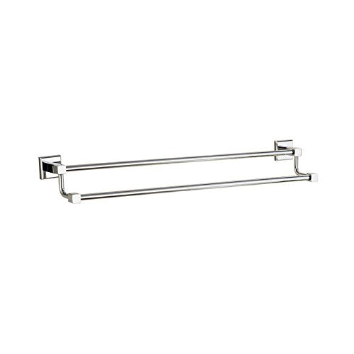 MBYW Portasciugamani Moderno Portasciugamani Elegante per Il Porta Asciugamani/Semplice/personalità/Europeo/in Rame/Porta Asciugamani Doppio palo/Doppio/Bagno/portasciugamani