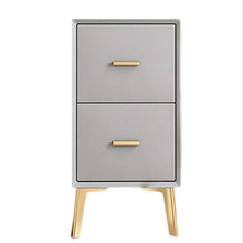 YSXFS Comodino, Cabinetto del Comodino Super Stretto, Comodino per Stoccaggio Tavolo da Angolo Tabella del Lato del Divano Mobile con 2 Cassetti con Manico in Metallo (Color : Natural, Size : 25cm)