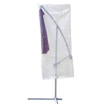Ribimex PRH090225X100 Copertura per Ombrellone Diam. 100 x 225 cm H, Trasparente, Taglia Unica
