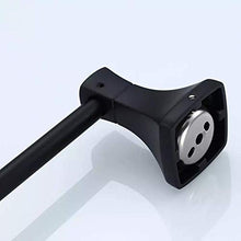 DXMRWJ Mensola angolare per Bagno Nero Single Pole Bagno Hardware Pendente Single Pole Portasciugamani Accessori per Il Bagno