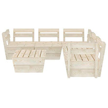 Tidyard Set Divani da Giardino su Pallet 6 pz in Legno Abete Impregnato,Set Divani da Giardino,Set Divano da Giardino,Divano da Giardino,Set Divano da Giardino