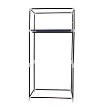 POSD Armadio Combinazione Non Tessuta del Tubo Piegante Semplice d'Acciaio del Guardaroba per Soggiorno, Camera da Letto (Size:60 * 150 * 45cm; Color:Blue)