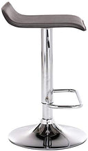 CLP Sgabello Bar Dyn Imbottito in Similpelle I Sedia Bancone Regolabile 60-78 CM I Sgabello Alto Girevole 360°, Colore:Marrone