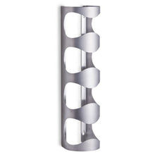 Zeller 27365 Portabottiglie, Argento, 45x9.8000000000000007x11.7 cm, metallo