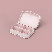 Xinxinchaoshi Portapillole Household Comodo Pill Box Sealed Carry-on Pill Storage Box Pillole di imballaggio Organizer Armadietti Farmacia (Color : B)