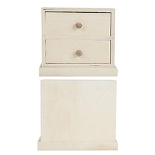 DEWIN Scatola portaoggetti - Scatola portaoggetti in Legno Scatola portaoggetti da Tavolo Semplice in Legno Cosmetici Gioielli Custodia Organizer per Documenti con cassetti