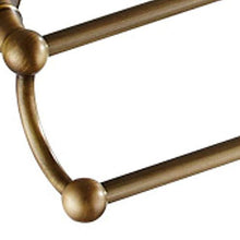 LCSD scaffali del Bagno Portasciugamani da Parete Moderno con Doppio Montaggio a Parete in Ottone Anticato da 1pc