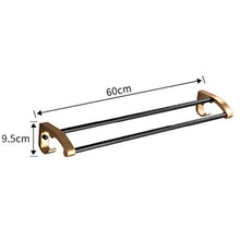 MGMDIAN Portasciugamani Nero Portasciugamani Pieghevole Bagno Bagno Rack Spazio Alluminio Asta Singola Pendente (Color : A)