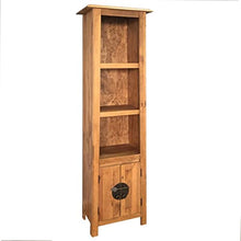 vidaXL Set da Bagno 5 pz in Legno Massello di Pino di Recupero Mobili Specchio