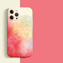 CrazyLemon Custodia per iPhone 11 Pro Max, silicone liquido antiurto per pittura ad acquerello estetico antiurto con rivestimento protettivo in microfibra per iPhone 11 Pro Max - 01