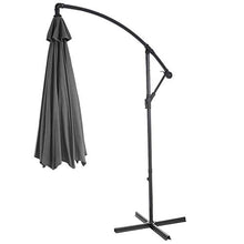 Mendler Ombrellone Giardino Spiaggia Acerra 3m Senza Base Grigio