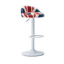 TopJiä Economico Sgabelli da Bar con Poggiapiedi Stoffa,Seggiola da Bar Girevole Moderni Sgabello da Bar Due,Regolabile da Bar 62-82cm,Girevole Sedia Domestico Bar Seggiolone