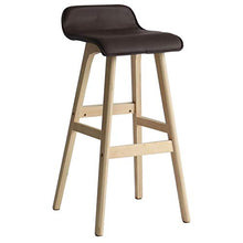 LF- Bar Stool Sgabello Sedia Alta Sedia Alta Moderno Semplice di Legno Solido Bar Stool Modo Creativo semplicità (Color : B, Size : 75cm)