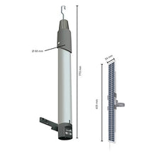 Schellenberg 20264 Smart Home Funk della tenda da sole unità Premium con pannello solare, batteria & Adattatore