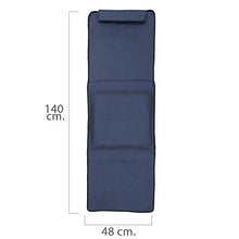 Papillon 8043521, Tappetino da Spiaggia, Imbottito, reclinabile, con Schienale Pieghevole, Unisex, per Adulto, Blu, Taglia Unica