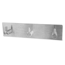 Thingles® | Ganci Adesivi Ganci Portasciugamani in Acciaio Inox Gancio Appendiabiti da Parete Autoadesivo Gancio per Cucina e Bagno (Guida gancio a parete á 3)