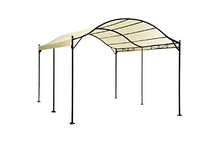 Galileo Casa Galileo 2415096 Copriauto Gazebo, Tunnel Ferro, 3x4 mt, Écru, Ecru, 400x300x0.1 cm